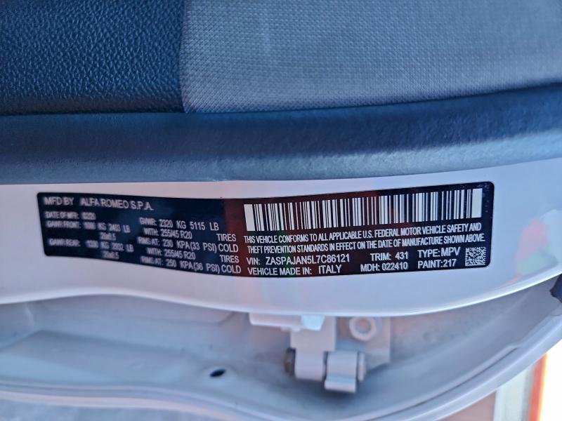 2020 ALFA ROMEO STELVIO #3310394964