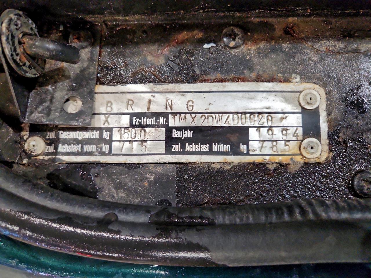 Lot #3302886902 1994 CHRYSLER SEBRING