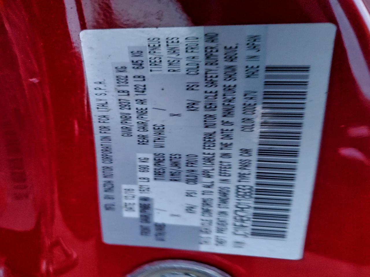 FIAT 124 SPIDER CLASSICA