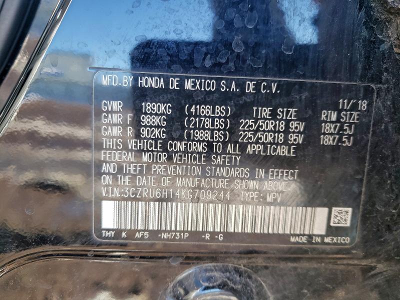 2019 HONDA HR-V SPORT #3305856299