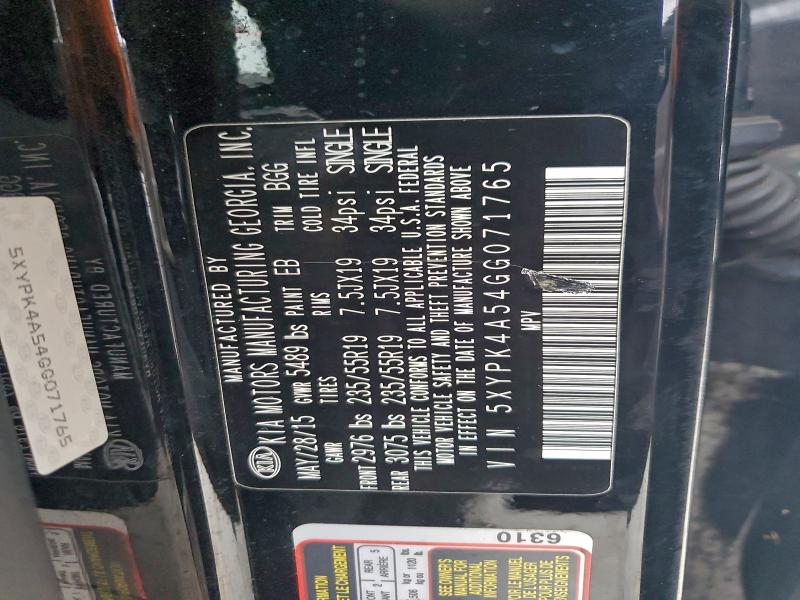 2016 KIA SORENTO SX #3309250616