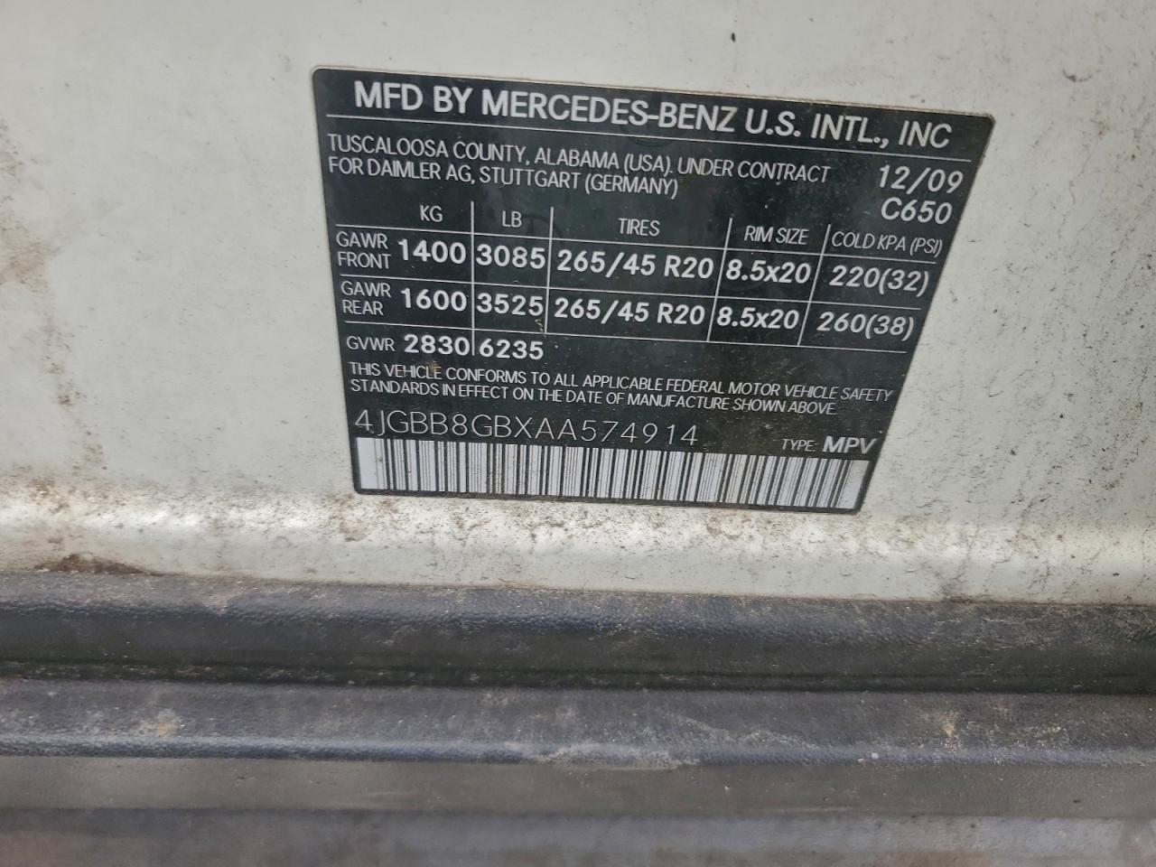 MERCEDES-BENZ M-CLASS 350 4MATIC