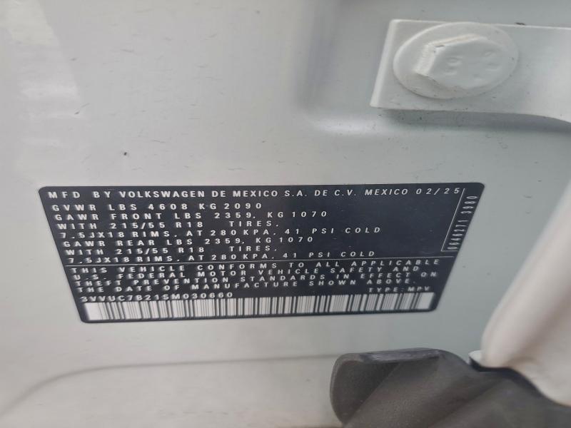 2025 VOLKSWAGEN TAOS SE #3304961996