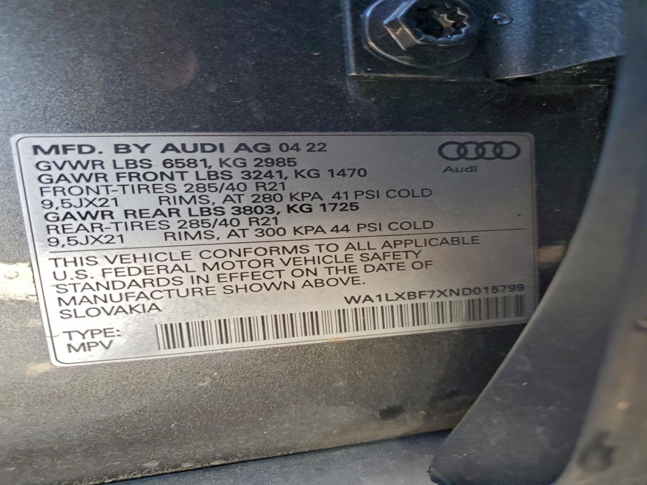 AUDI Q7 PREMIUM PLUS