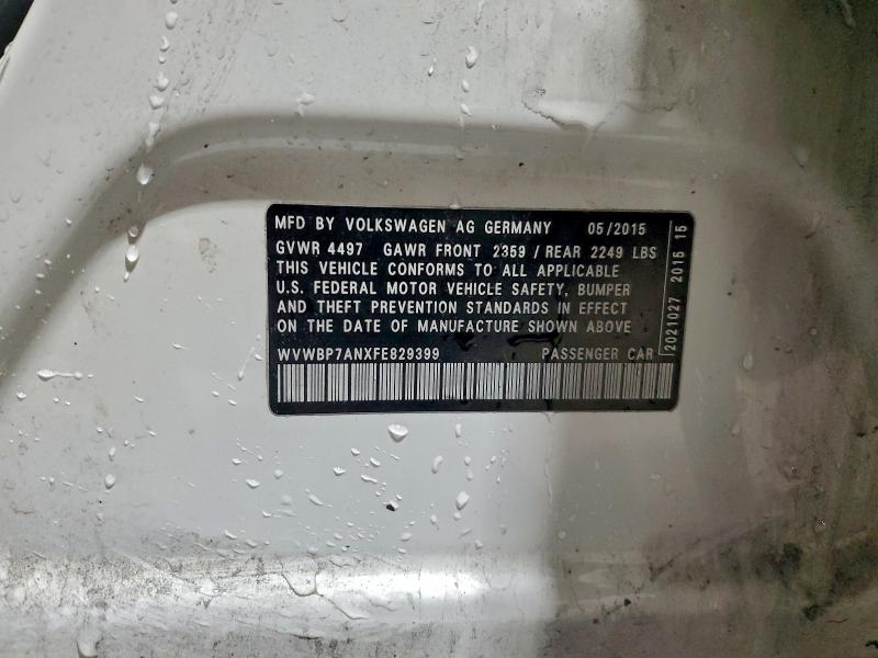 2015 VOLKSWAGEN CC SPORT #3309577626