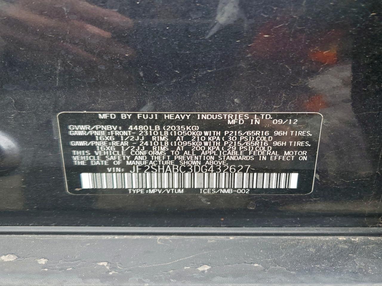 SUBARU FORESTER 2.5X