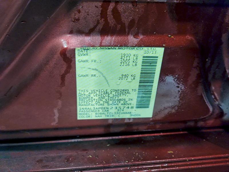 2014 NISSAN ALTIMA #3308347036