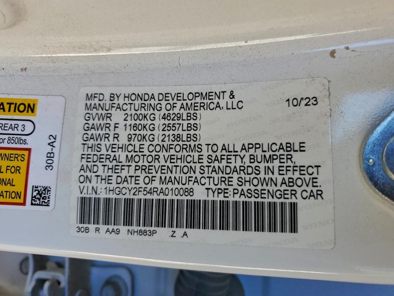 2024 HONDA ACCORD HYB #3317687213