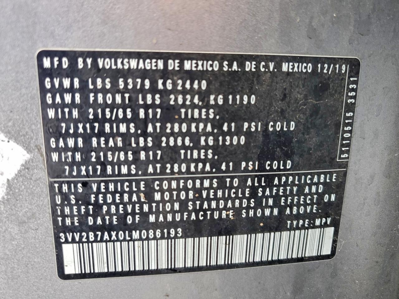 VOLKSWAGEN TIGUAN SE