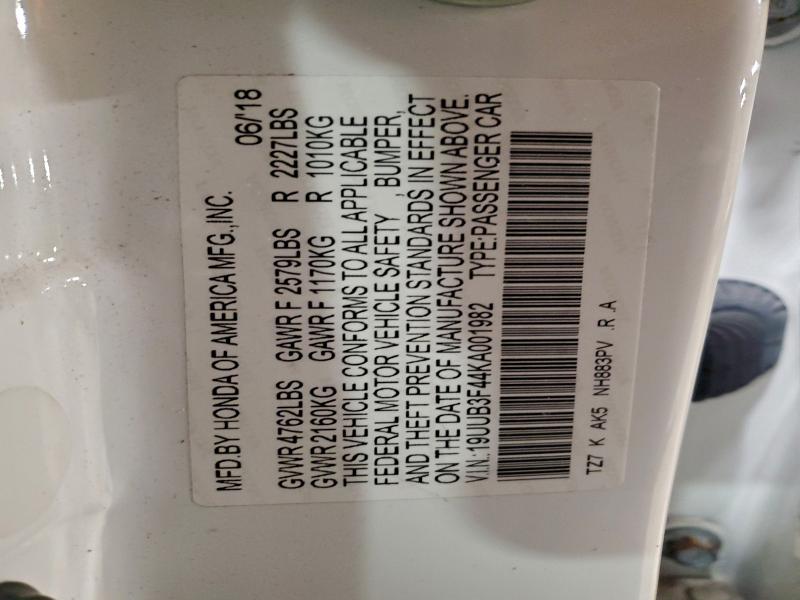 2019 ACURA TLX TECHNO #3311557307