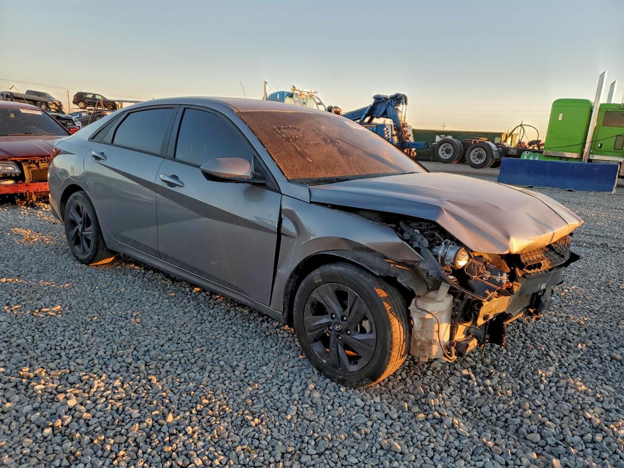 Lot #3316753409 2021 HYUNDAI ELANTRA SE