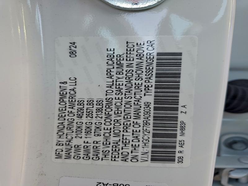 2024 HONDA ACCORD HYB #3305289343