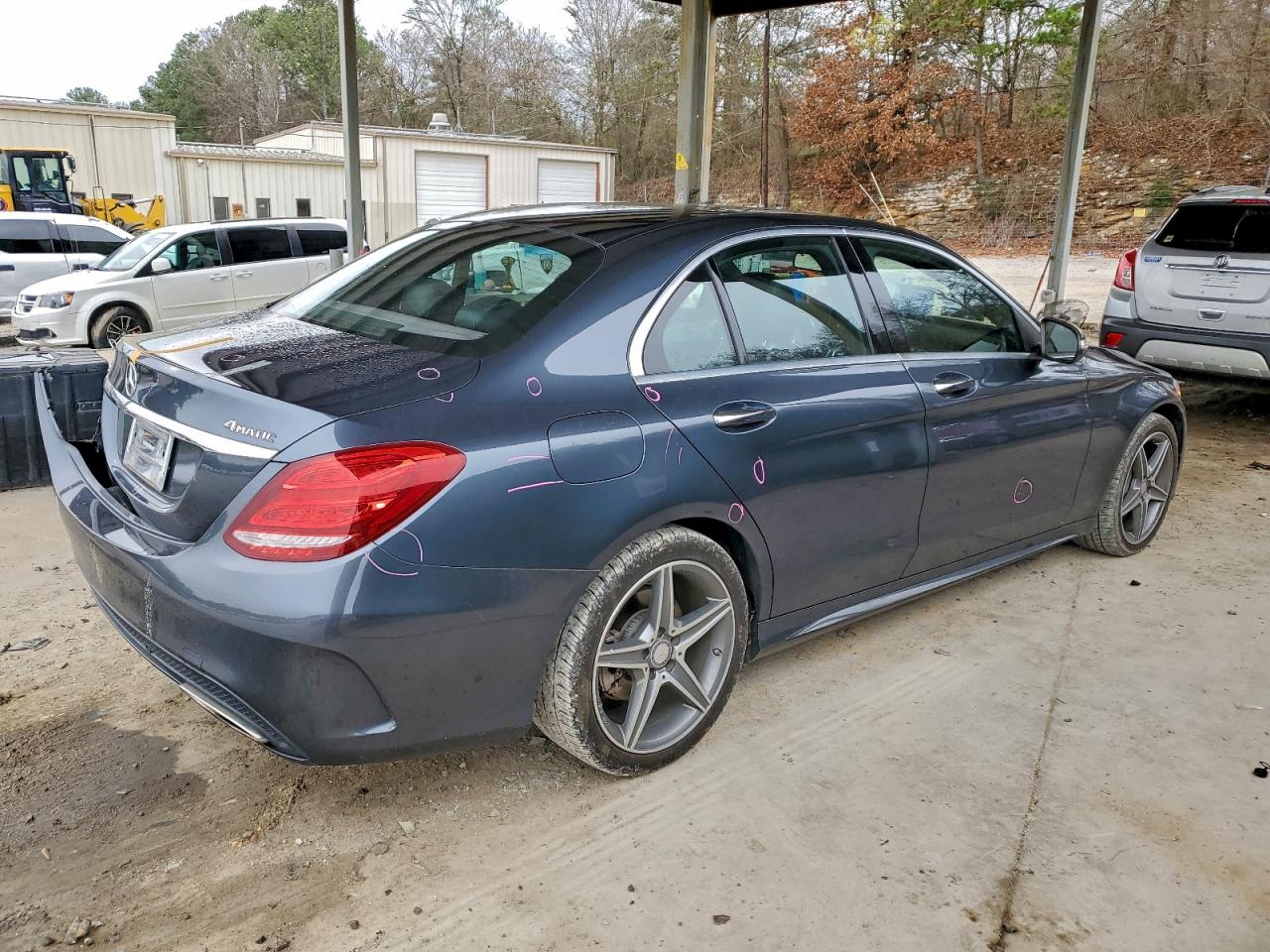 Lot #3311703219 2015 MERCEDES-BENZ C 300 4MAT