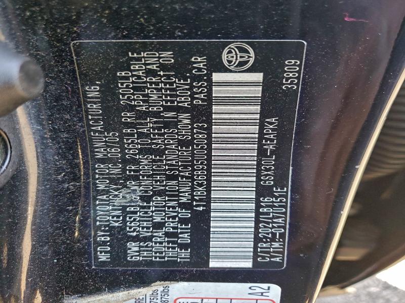 2005 TOYOTA AVALON XL #3311461281