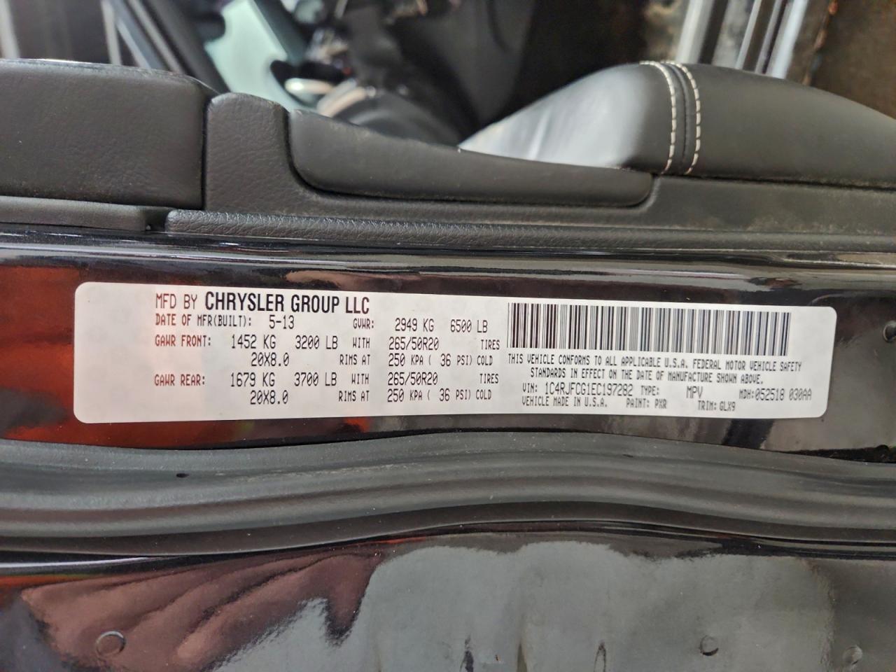 Lot #3302804925 2014 JEEP GRAND CHER