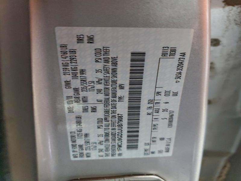 2018 FORD ESCAPE SE #3302731999