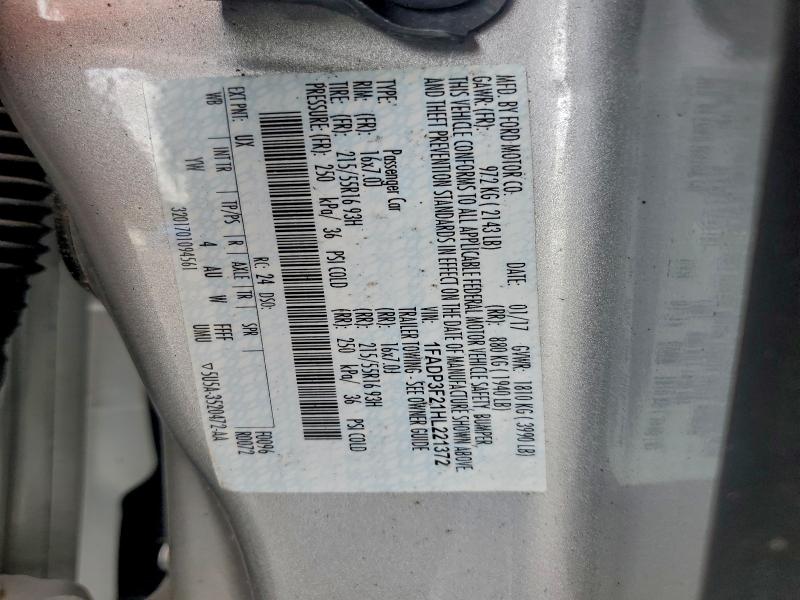 2017 FORD FOCUS SE #3303975737