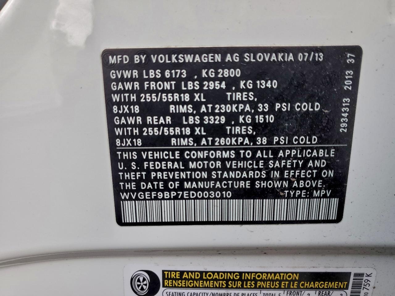 VOLKSWAGEN TOUAREG V6