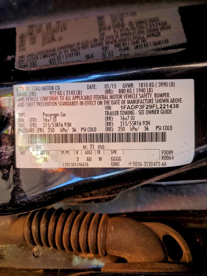 Lot #3317177150 2015 FORD FOCUS SE