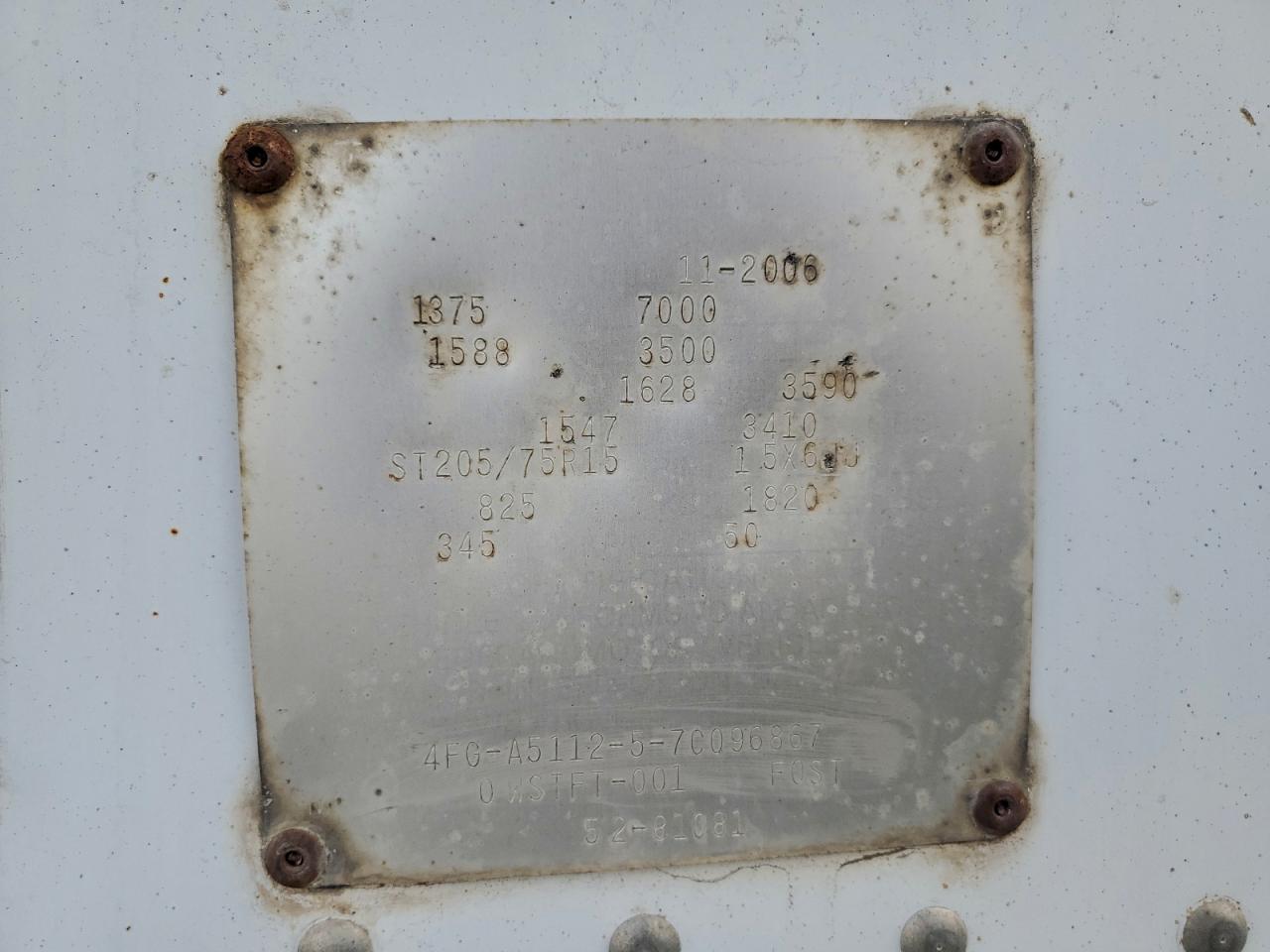 Lot #3317743071 2007 FEATHERLITE UNKNOWN