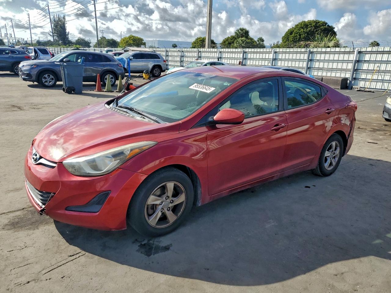 Lot #3315949101 2014 HYUNDAI ELANTRA SE