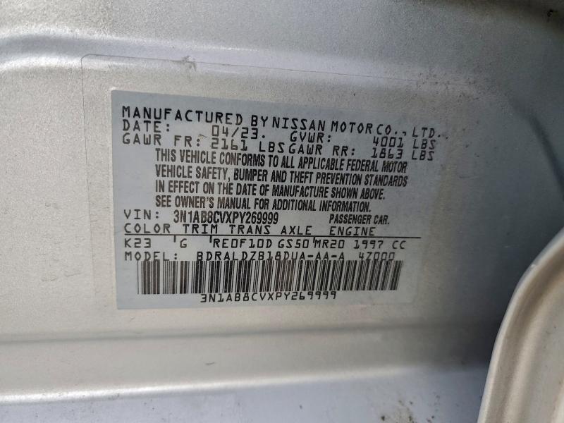 2023 NISSAN SENTRA SV #3304425585