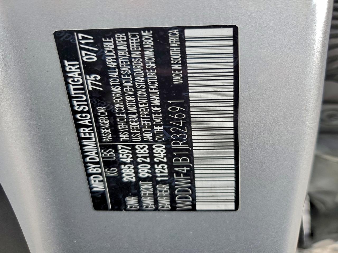 Lot #3309352993 2018 MERCEDES-BENZ C 300