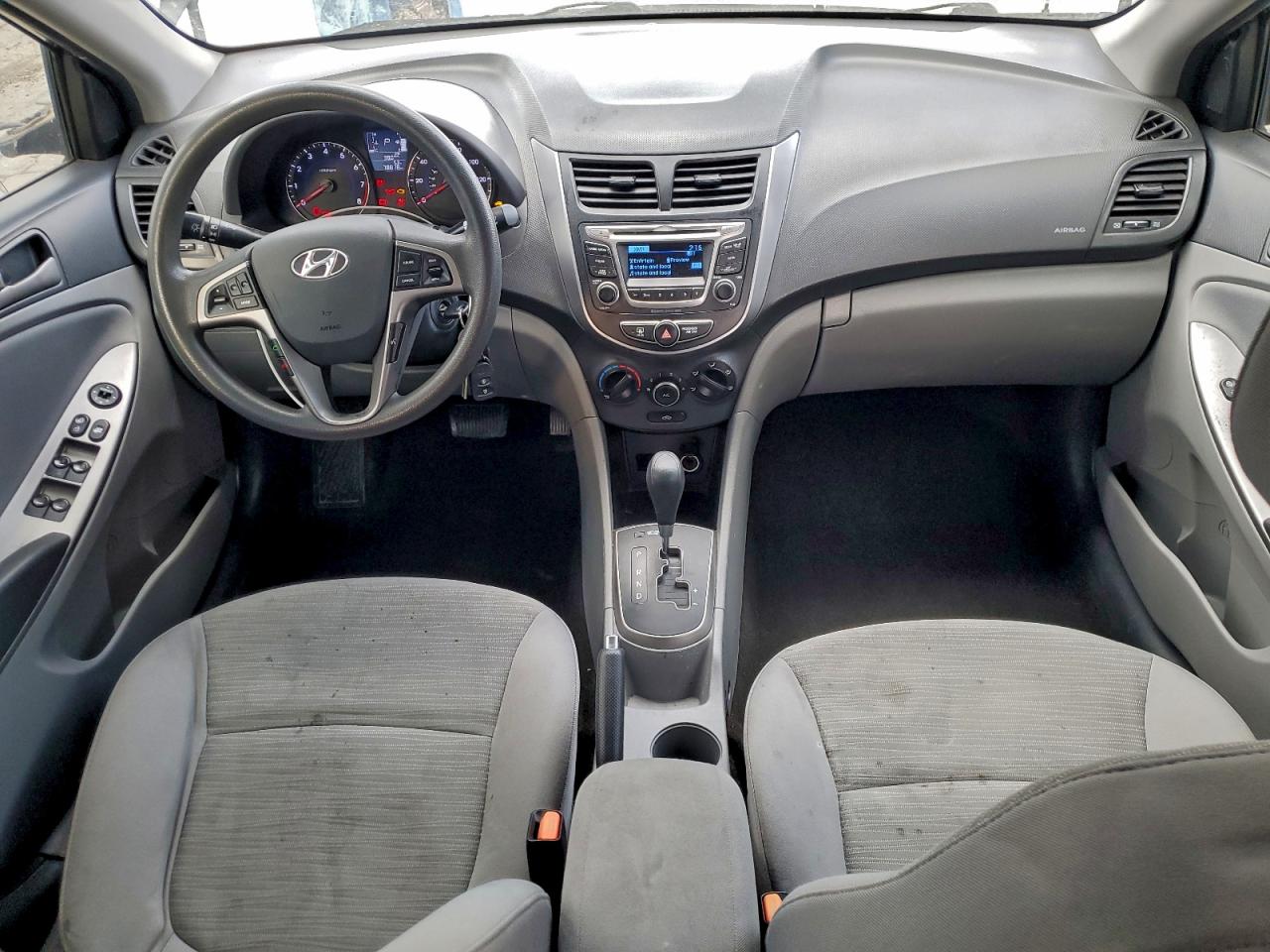 Lot #3316081218 2015 HYUNDAI ACCENT GLS