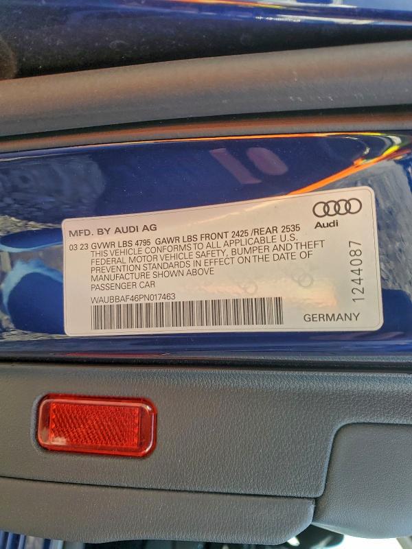 2023 AUDI A4 PREMIUM #3316960108