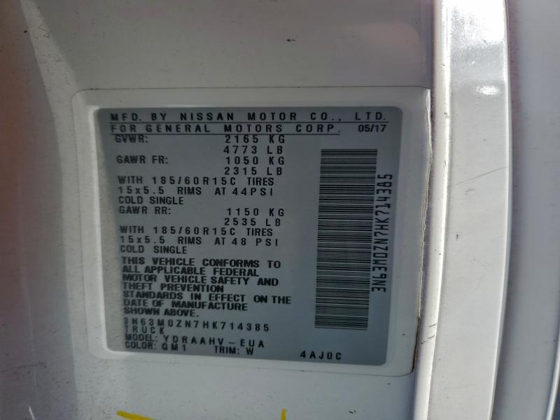 2017 CHEVROLET CITY EXPRE #3317799143