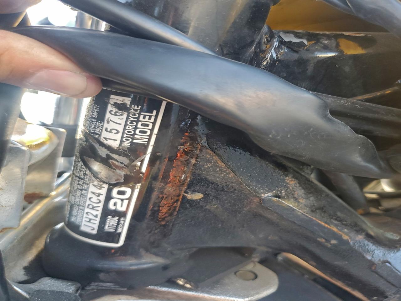 Lot #3316061269 2002 HONDA VT750 DC