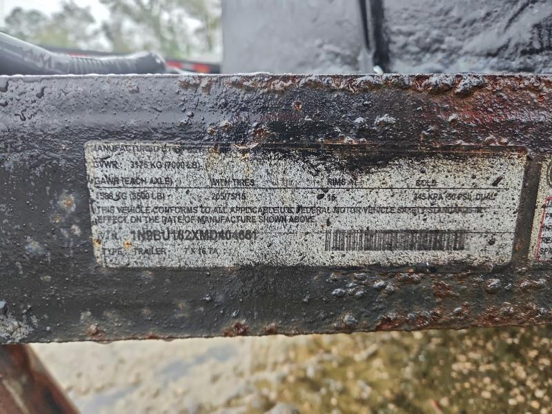 2021 3ZRQ 16 UTILITY TRAILER #3313978074