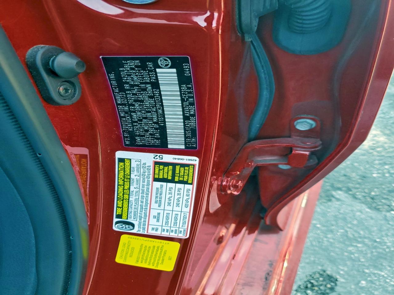 TOYOTA CAMRY SE NIGHT SHADE