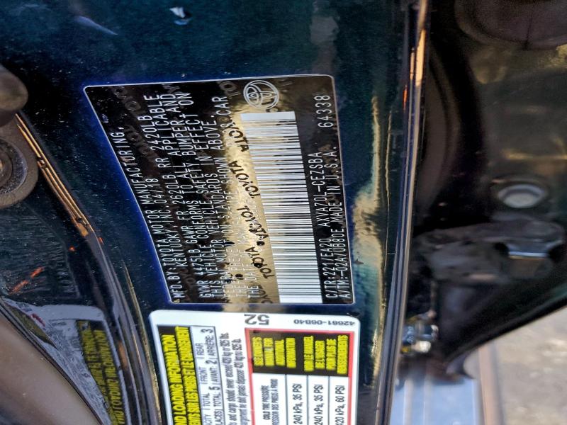 2018 TOYOTA CAMRY L #3303801432