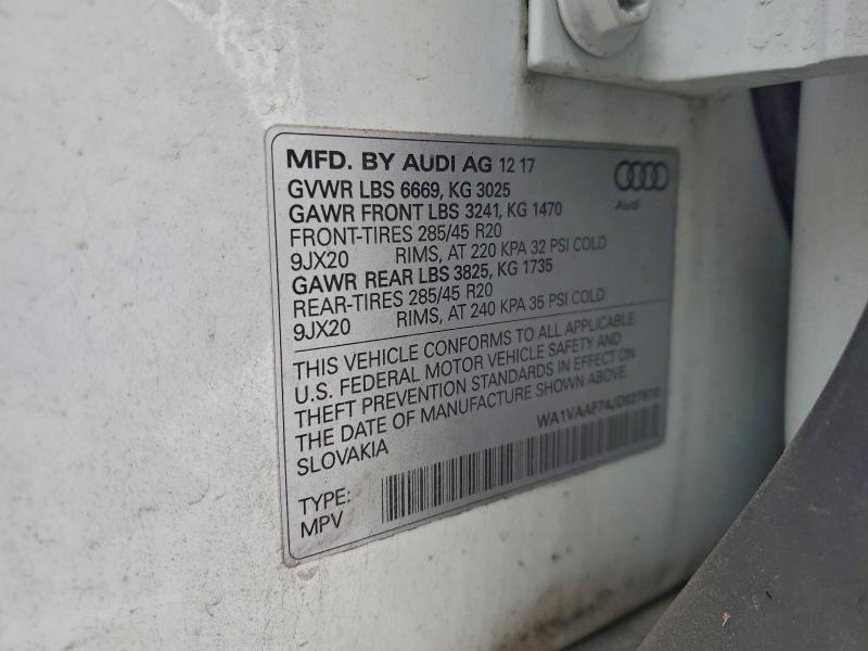 2018 AUDI Q7 PRESTIG #3302691019