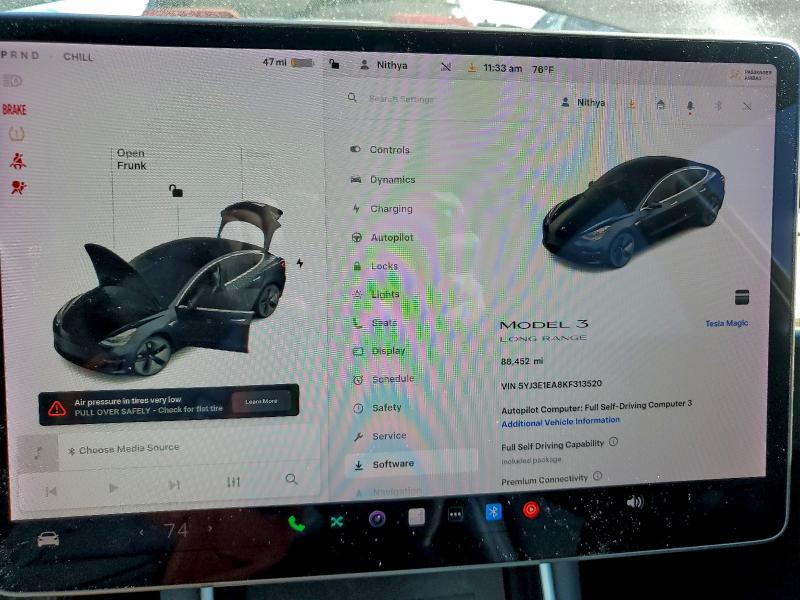 2019 TESLA MODEL 3 #3312571175