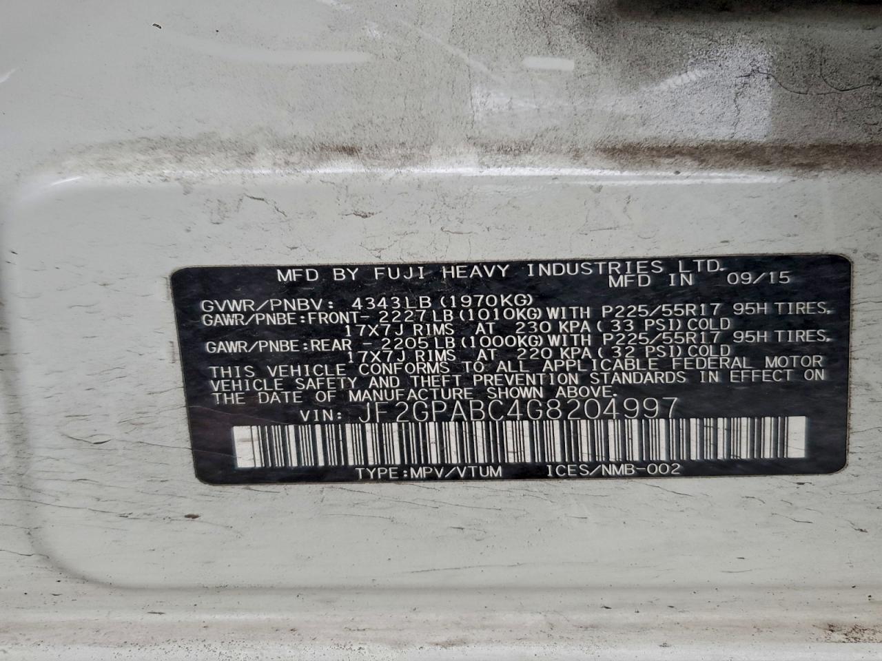 SUBARU CROSSTREK PREMIUM