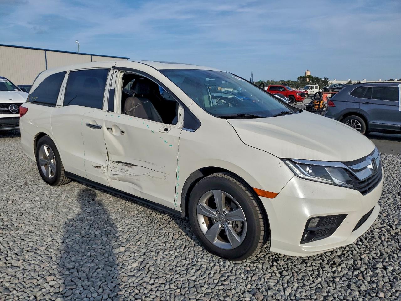 Lot #3315978108 2018 HONDA ODYSSEY EX