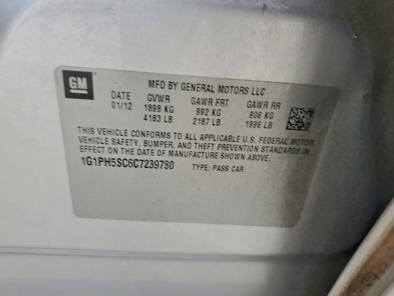 2012 CHEVROLET CRUZE LTZ #3318774956