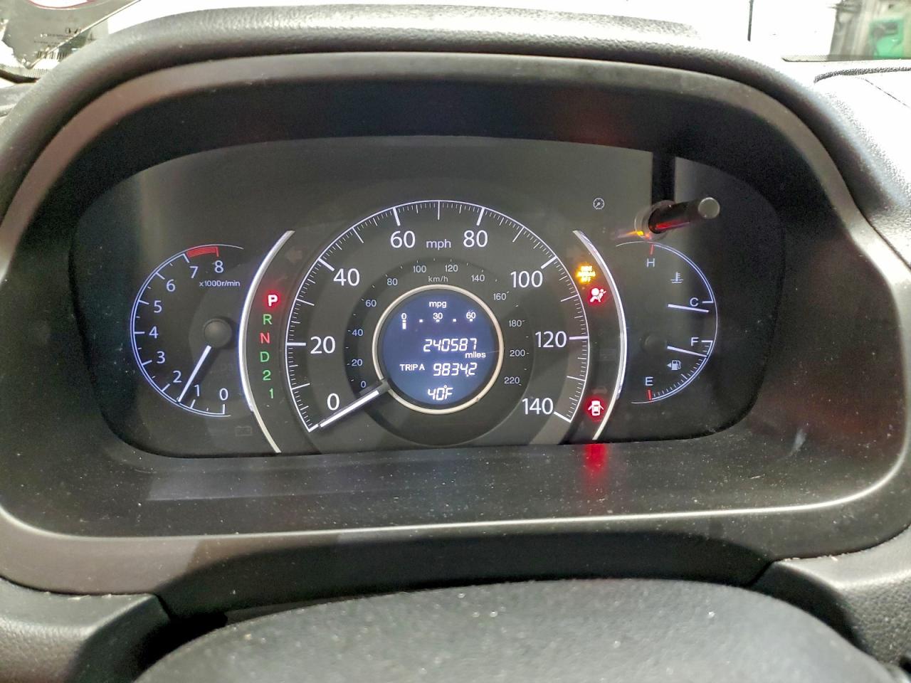 Lot #3318924943 2014 HONDA CR-V LX