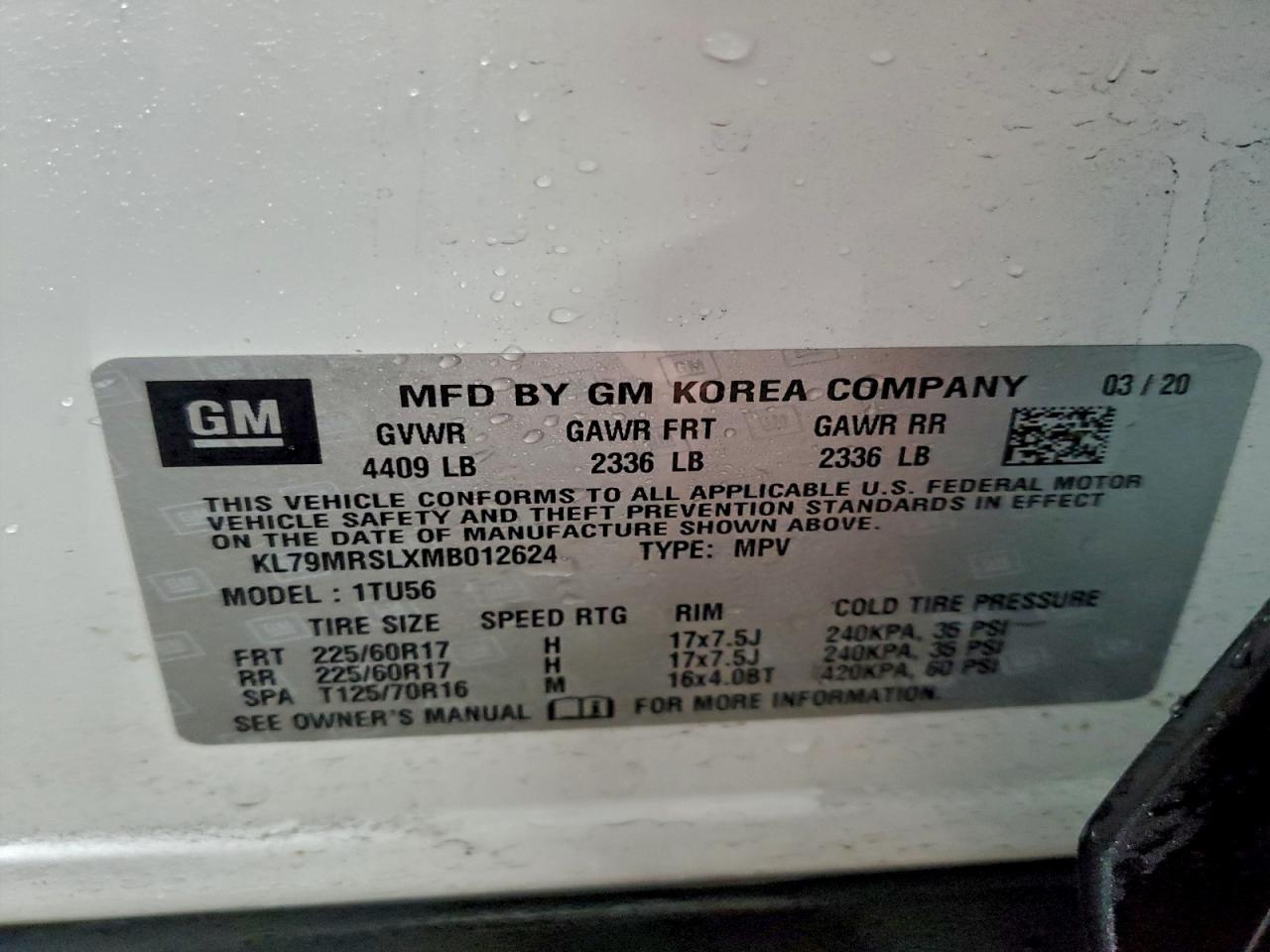 CHEVROLET TRAILBLAZER LT