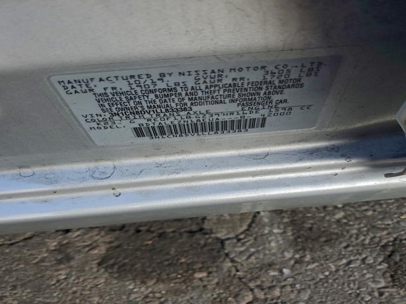 2020 NISSAN VERSA S #3304501545