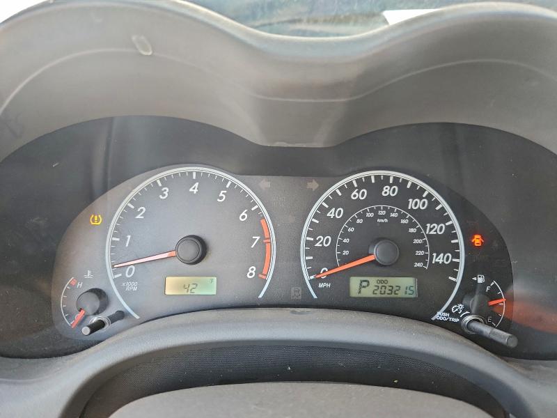 2010 TOYOTA COROLLA BA #3308214343