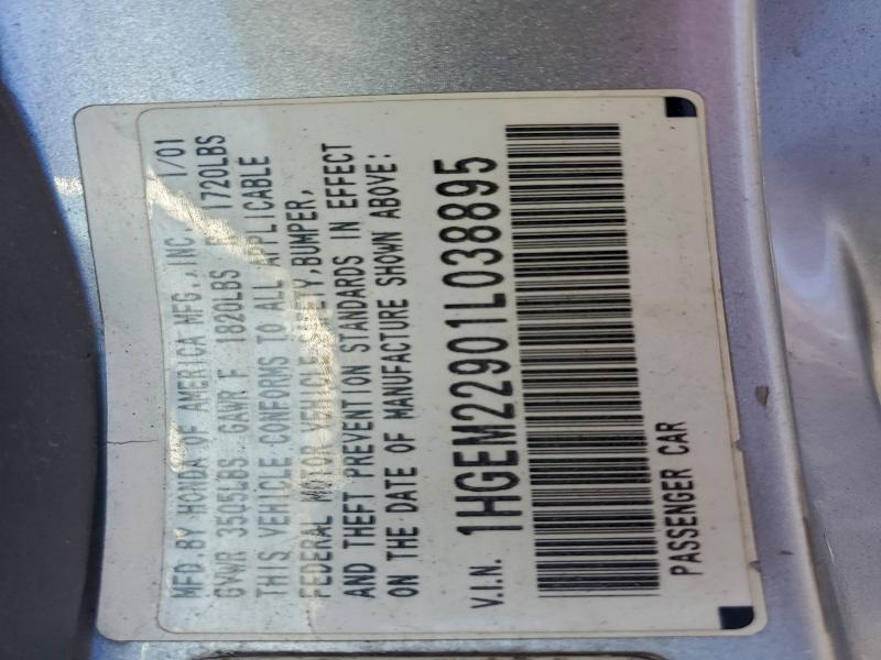 2001 HONDA CIVIC SI #3316737407