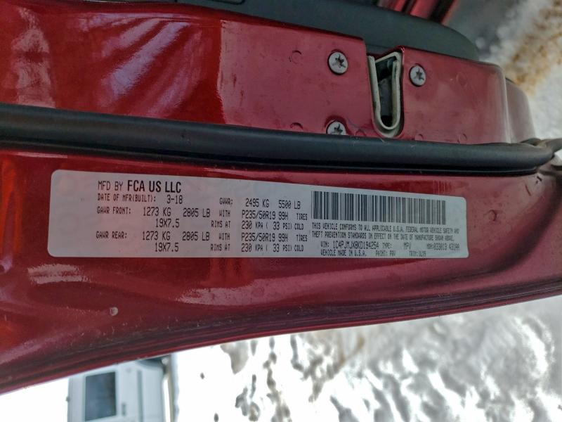 2019 JEEP CHEROKEE O #3309411039