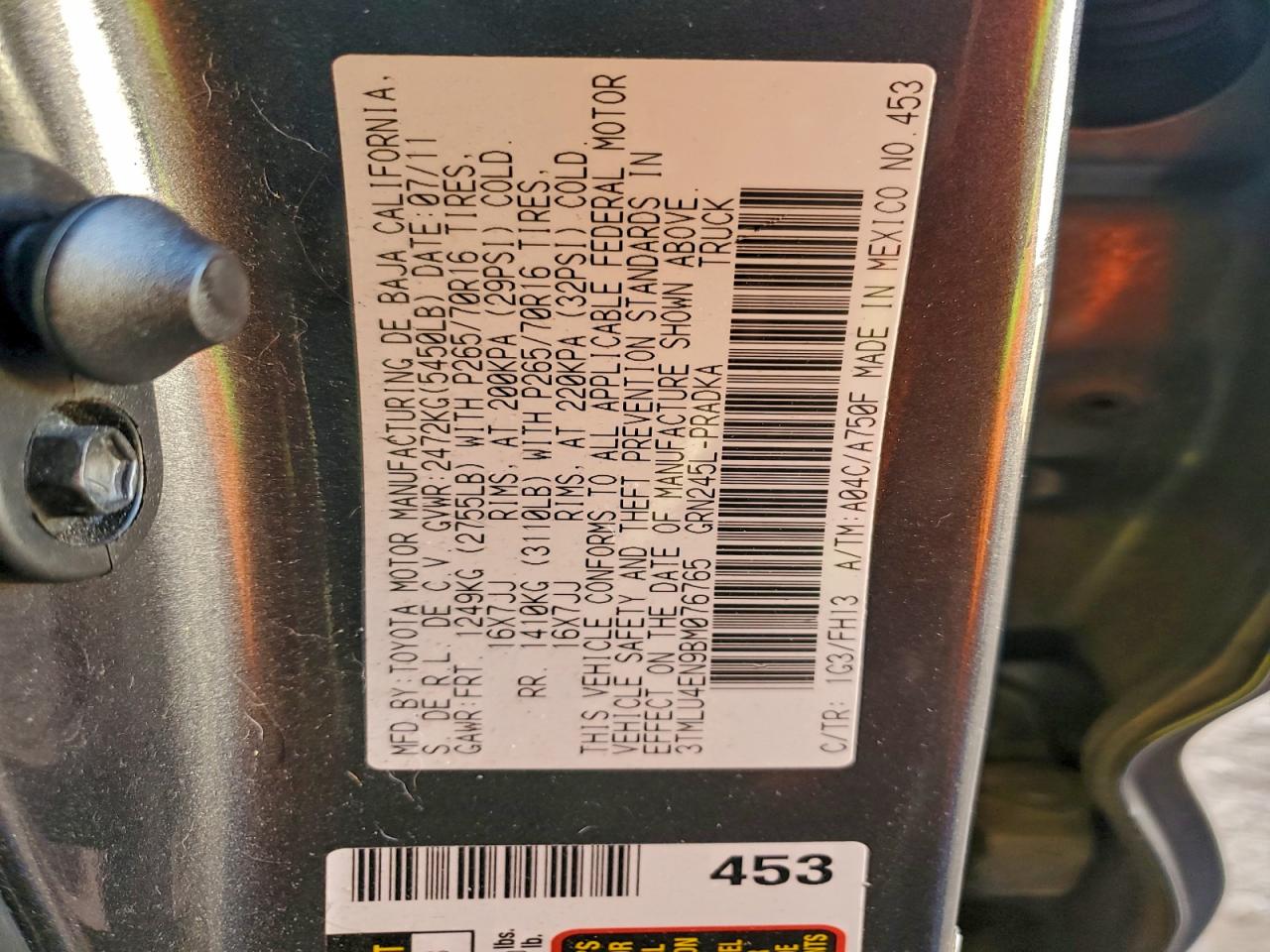 TOYOTA TACOMA DOUBLE CAB