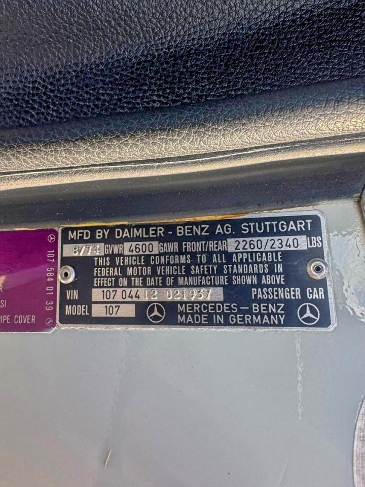 Lot #3305289307 1975 MERCEDES-BENZ 450 SL