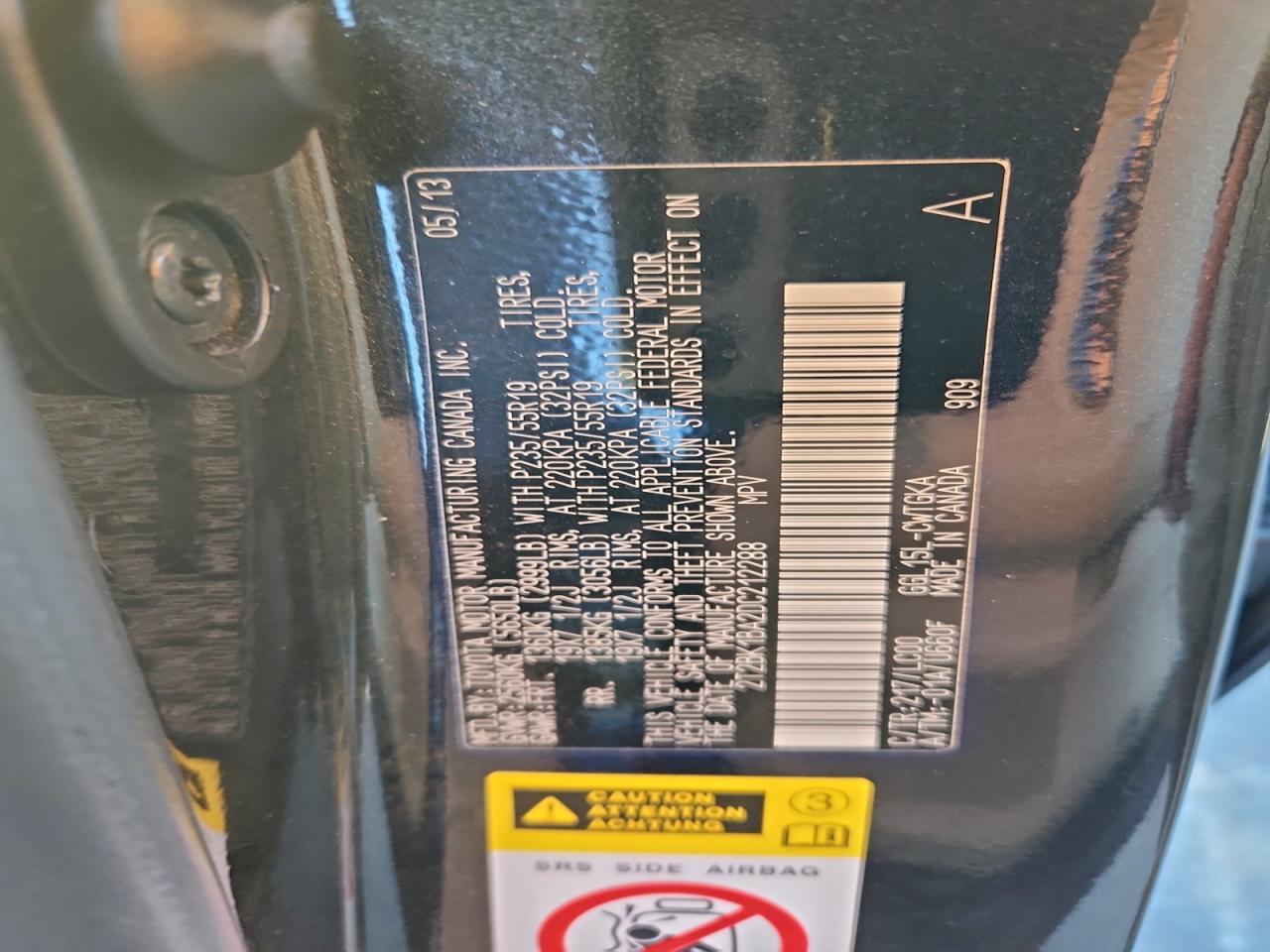 Lot #3316707414 2013 LEXUS RX 350 BAS