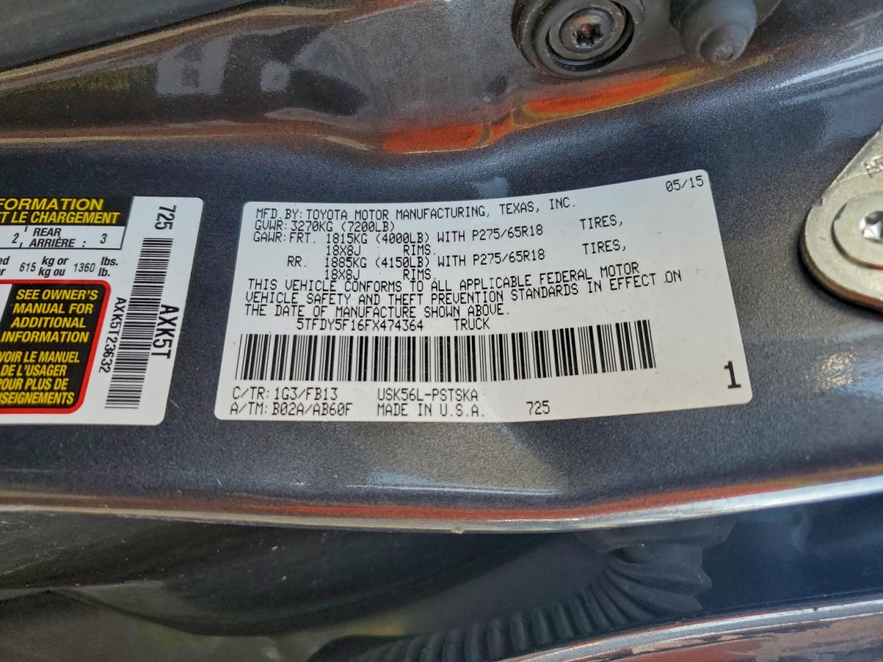 TOYOTA TUNDRA CREWMAX SR5