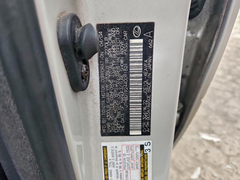 2004 LEXUS IS 300 #3311461344